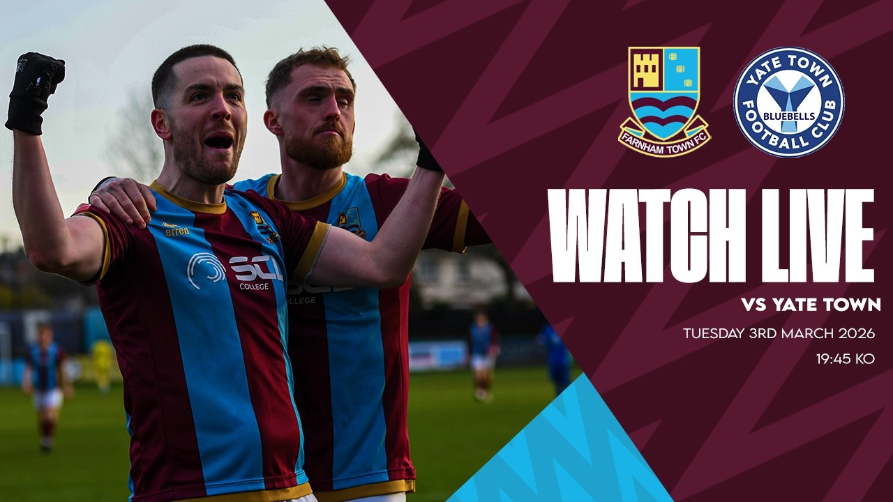 🚨 LIVE FOOTBALL 🚨 Farnham Town vs Yate Town - 03/03/2026 - 7:45PM KO