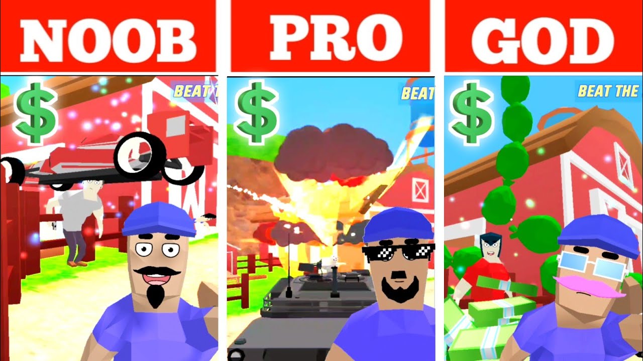 Beat HayGang But You are Rich! 🤑 + Bonus Noob Revenge | Dude Theft Wars #dudetheftwars #gameshotph