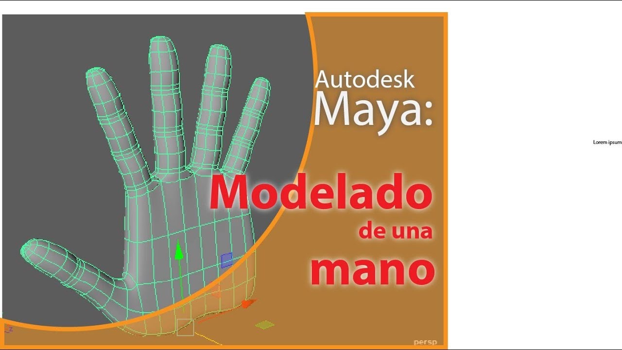 Autodesk Maya: Modelando una mano (Timelapse)