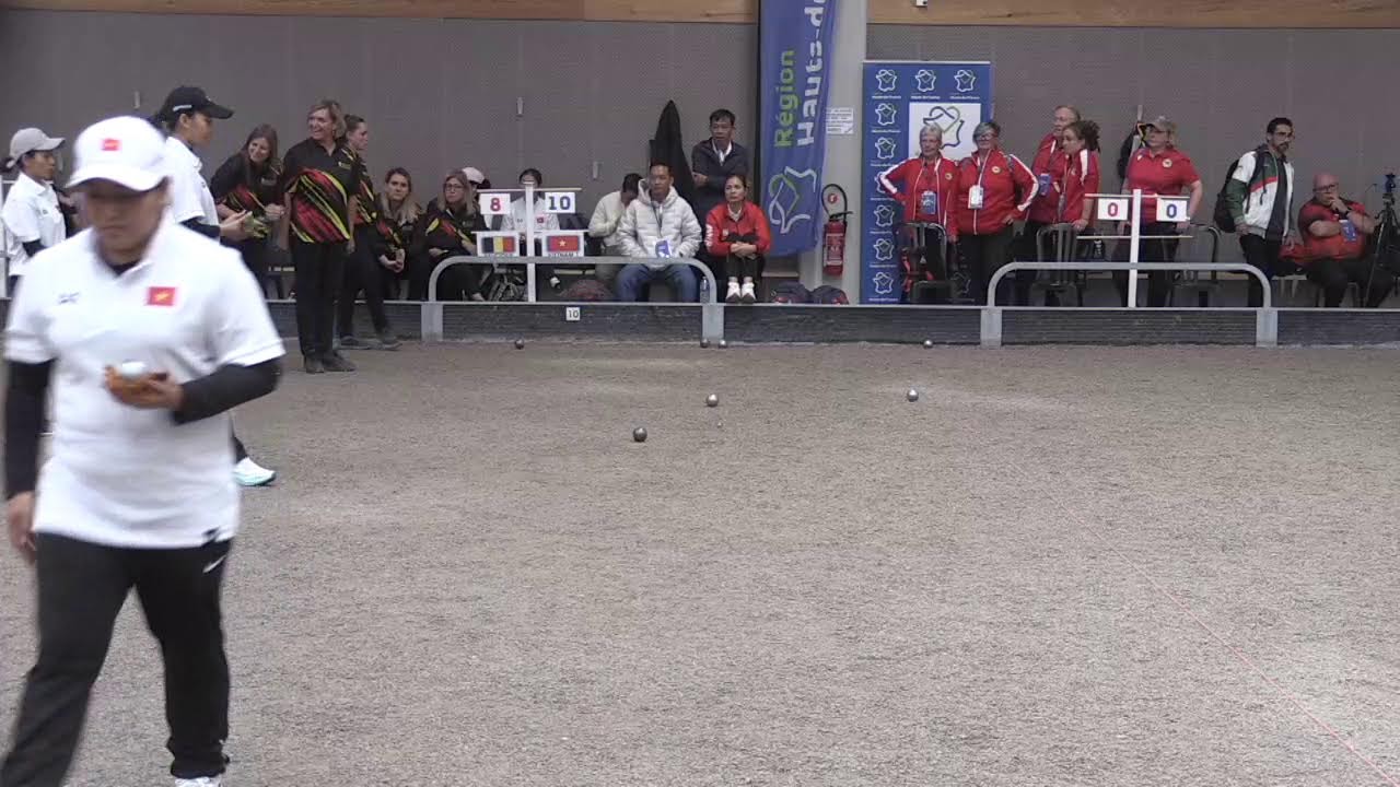 Pétanque 2025 CM féminin X3 / 1ère partie de poule