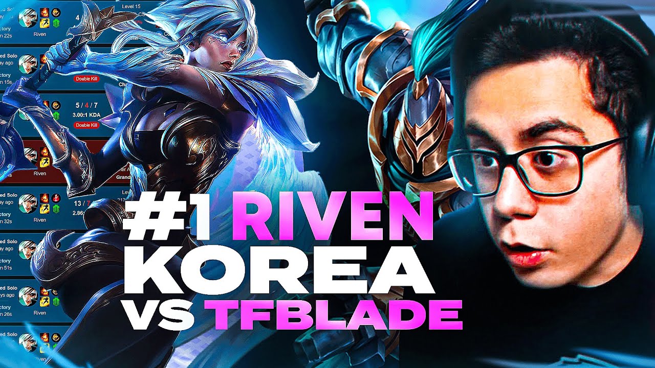 TFBLADE 대 #1 RIVEN Korea에서 이런 일이 일어났습니다...