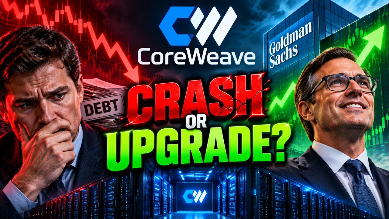 CoreWeave (CRWV) Crash Explained: Debt Fears vs. Goldman Upgrade