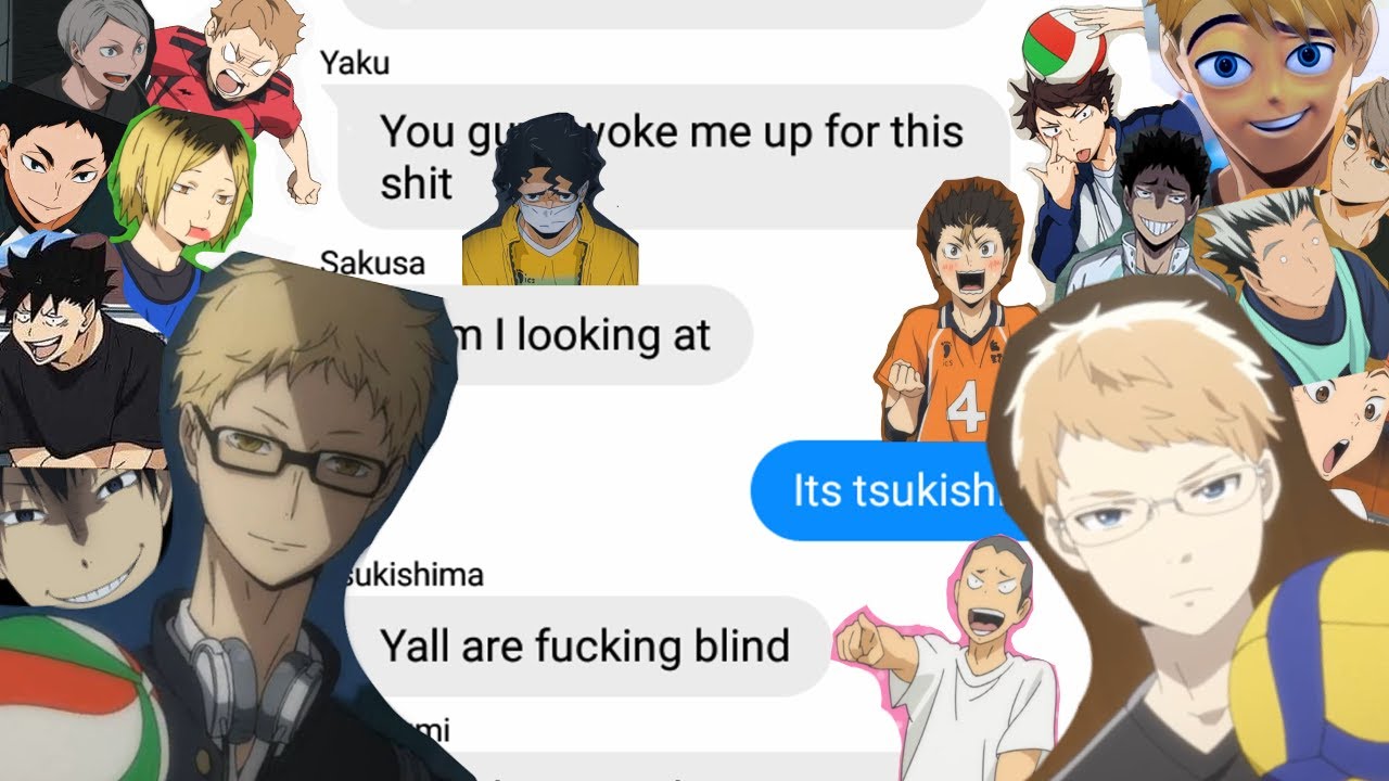 Tsukishima Lookalike? (Chaotic GC) FUNNY AF (Haikyuu Text)