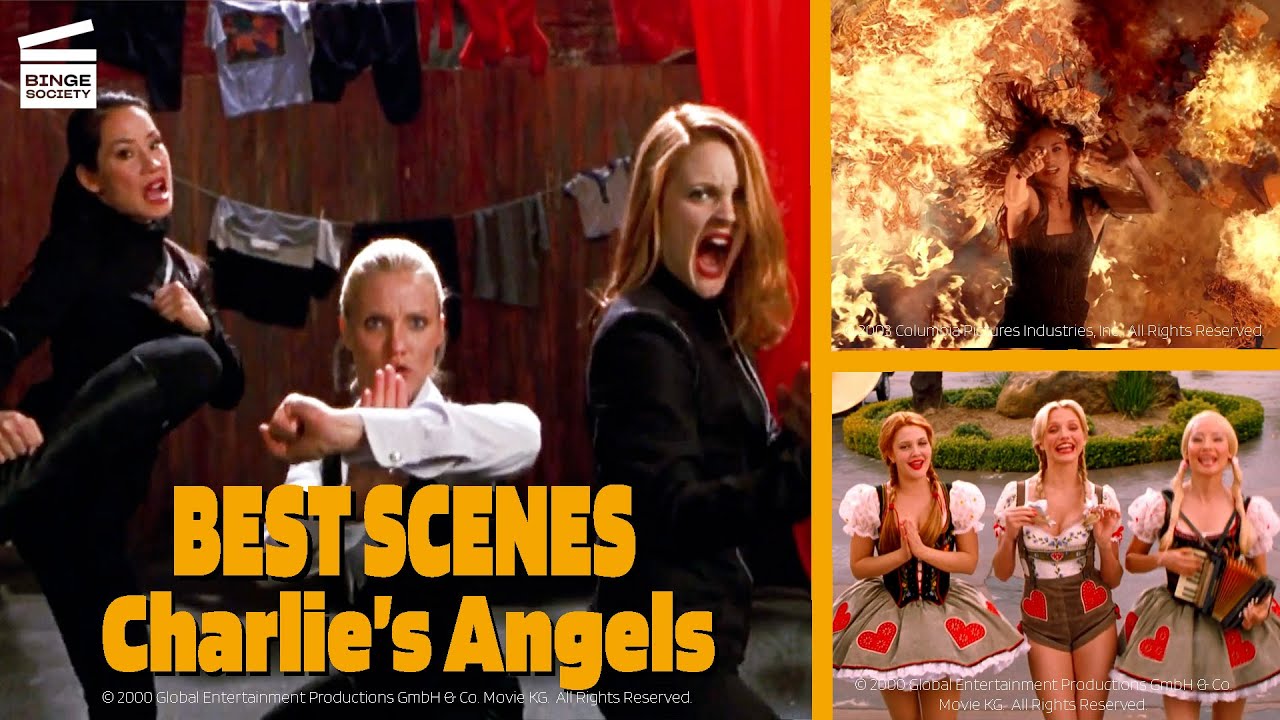Charlie's Angels: Best scenes HD CLIP