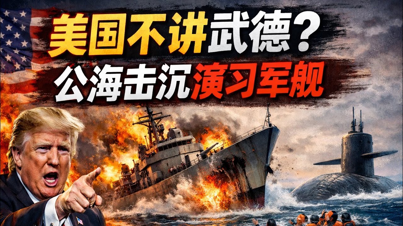 美国从此不讲武德：伊朗舰支军演刚结束，公海上鱼雷突然来了！