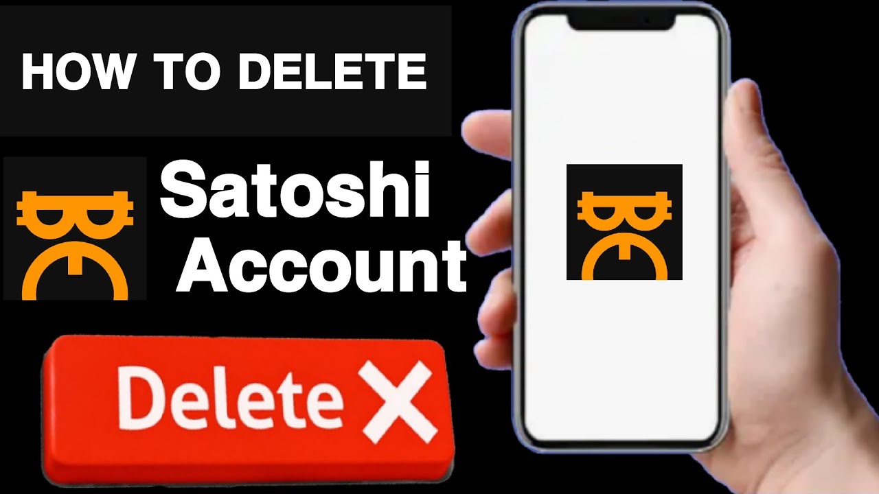 How to delete satoshi account||Satoshi account delete||Delete satoshi account||Unique tech 55