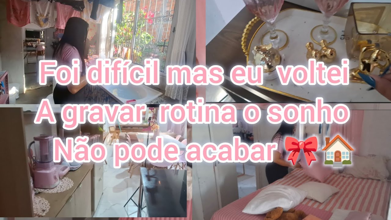 Meu primeiro vídeo do canal 🎀voltei a gravar No YouTube 🎀🏠🥰