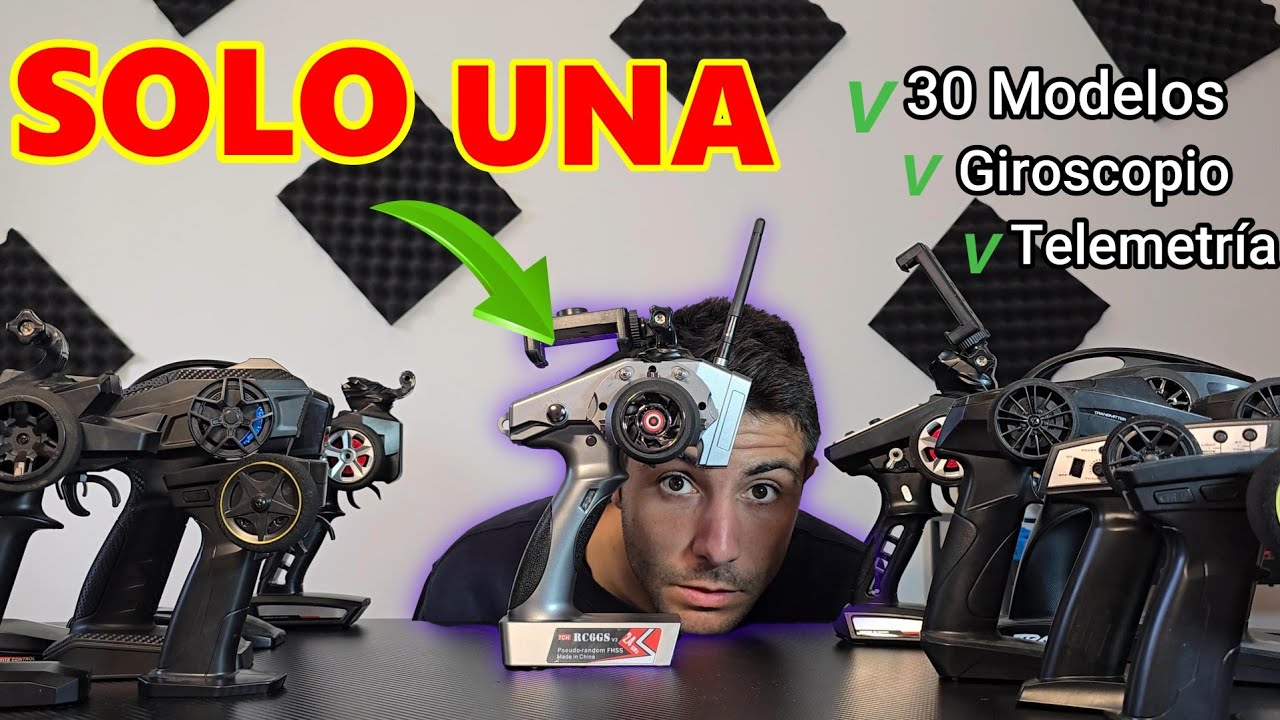 La EMISORA RC que LO TIENE TODO 🔥RADIOLINK RC6GS v3  #coches #dirección#cocherc