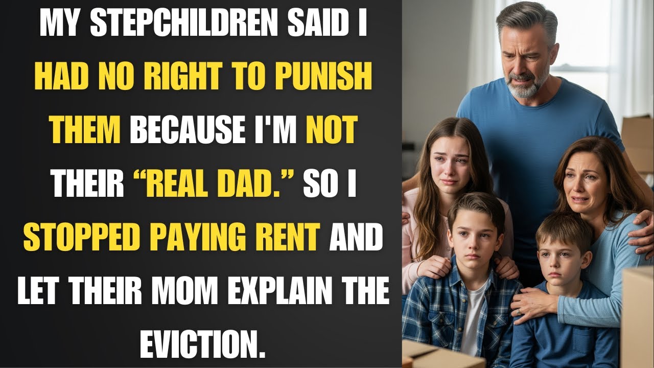 Stepchildren said I had NO right to punish them. I'm not &ldquo;real dad.&rdquo; So I stop.-BEST REDDIT STORIES.