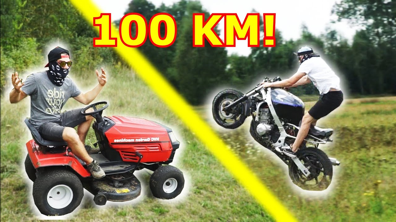 Kupiliśmy Kosiarkę Traktorek, aby włożyć tam silnik Hondy CBR 600!