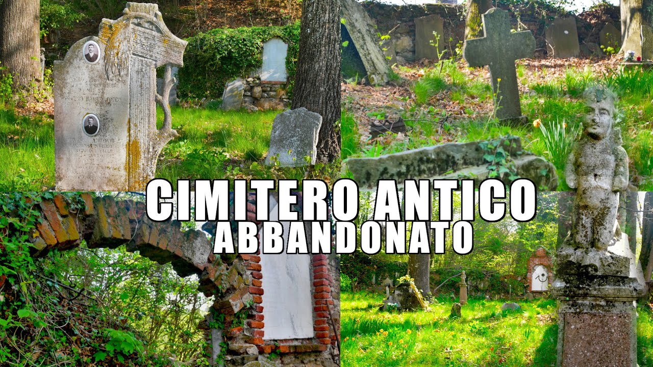 UN RARO CIMITERO OTTOCENTESCO ANTICO ABBANDONATO! SEMBRA USCITO DA UN RACCONTO DI H.P. LOVECRAFT!