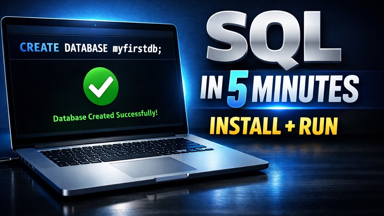 SQL Tutorial for Beginners | Install & Run SQL in 5 Minutes (Step-by-Step 2026)