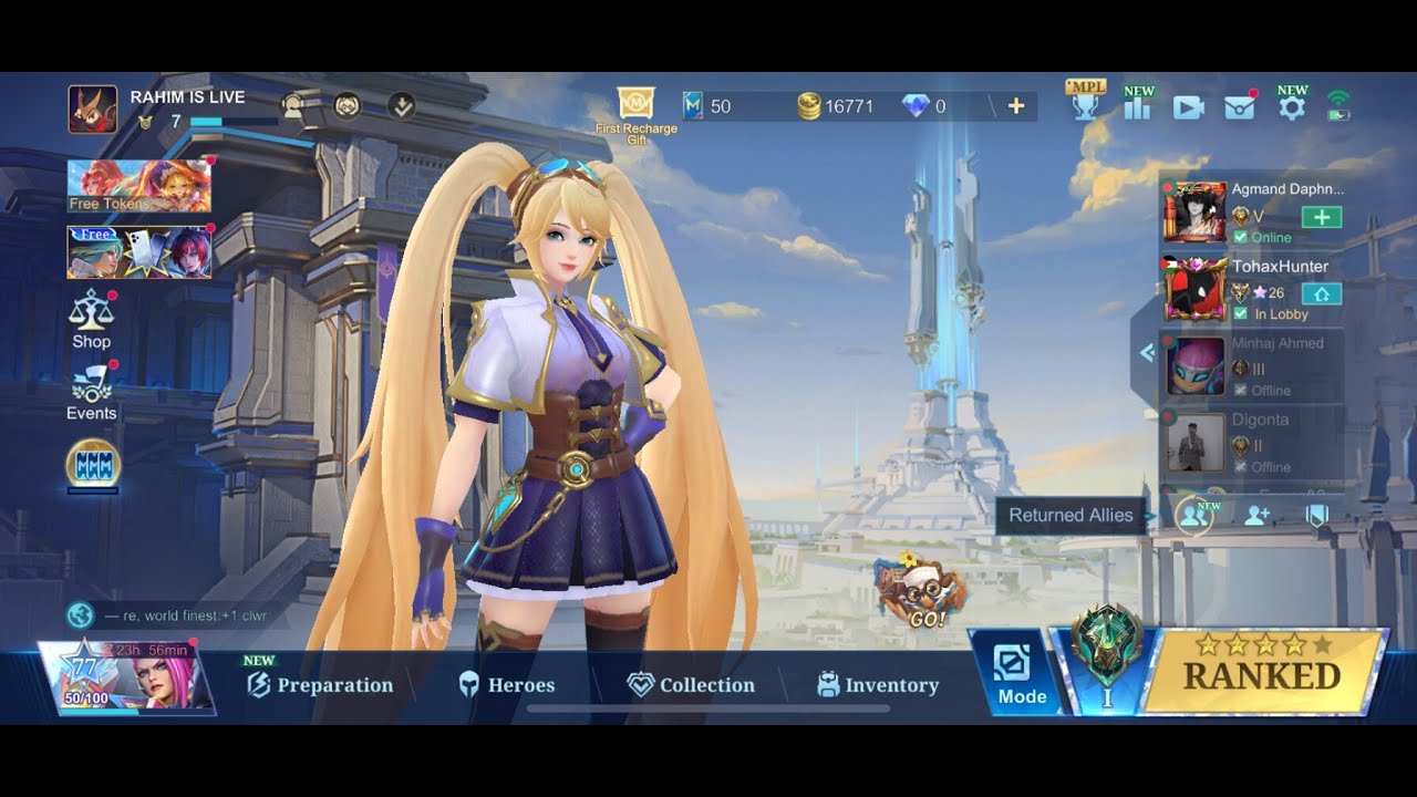 🔴ROAD TO MYTHIC! 🏆 | Solo Rank Push | RAHIM IS LIVE #MLBB