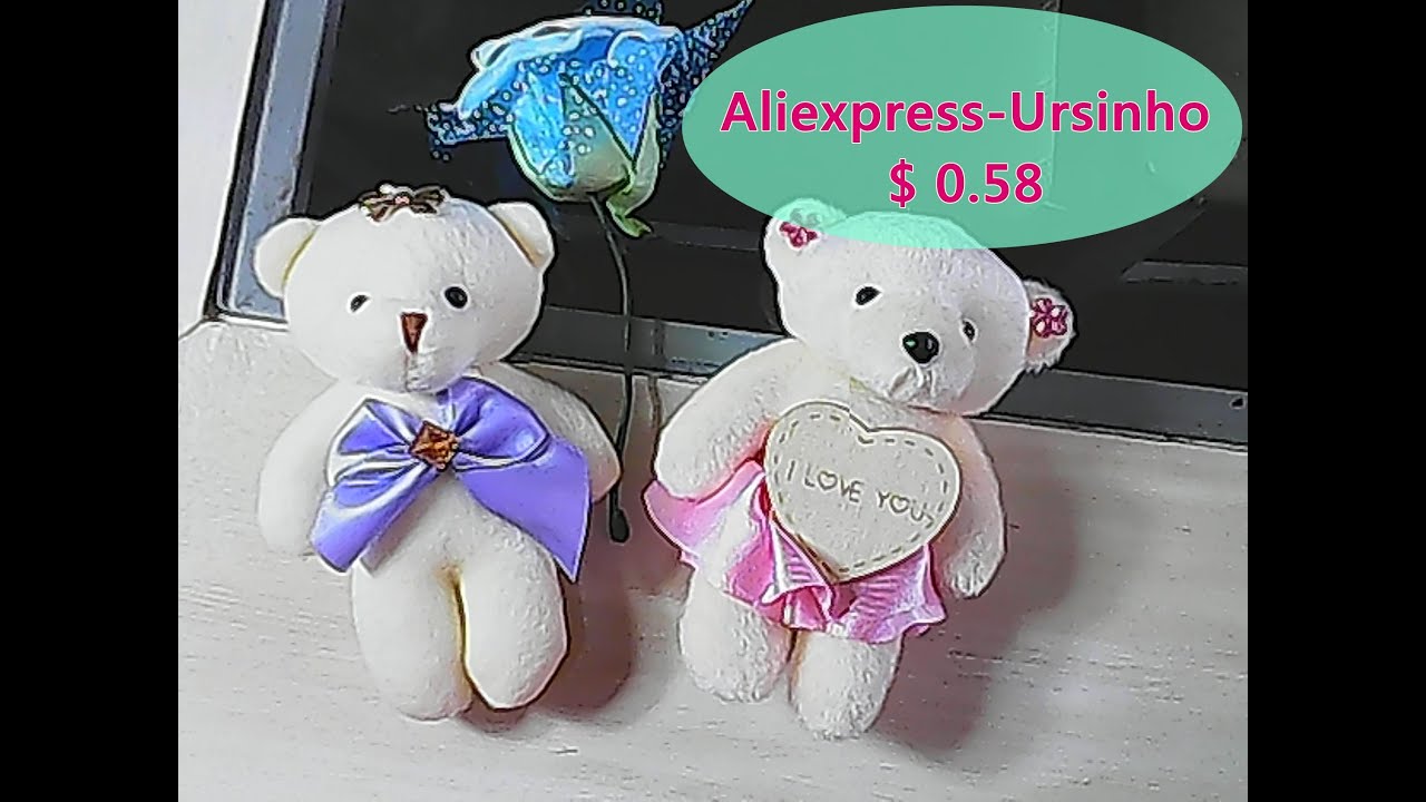 Ursinho do Aliexpress- Compras Importadas