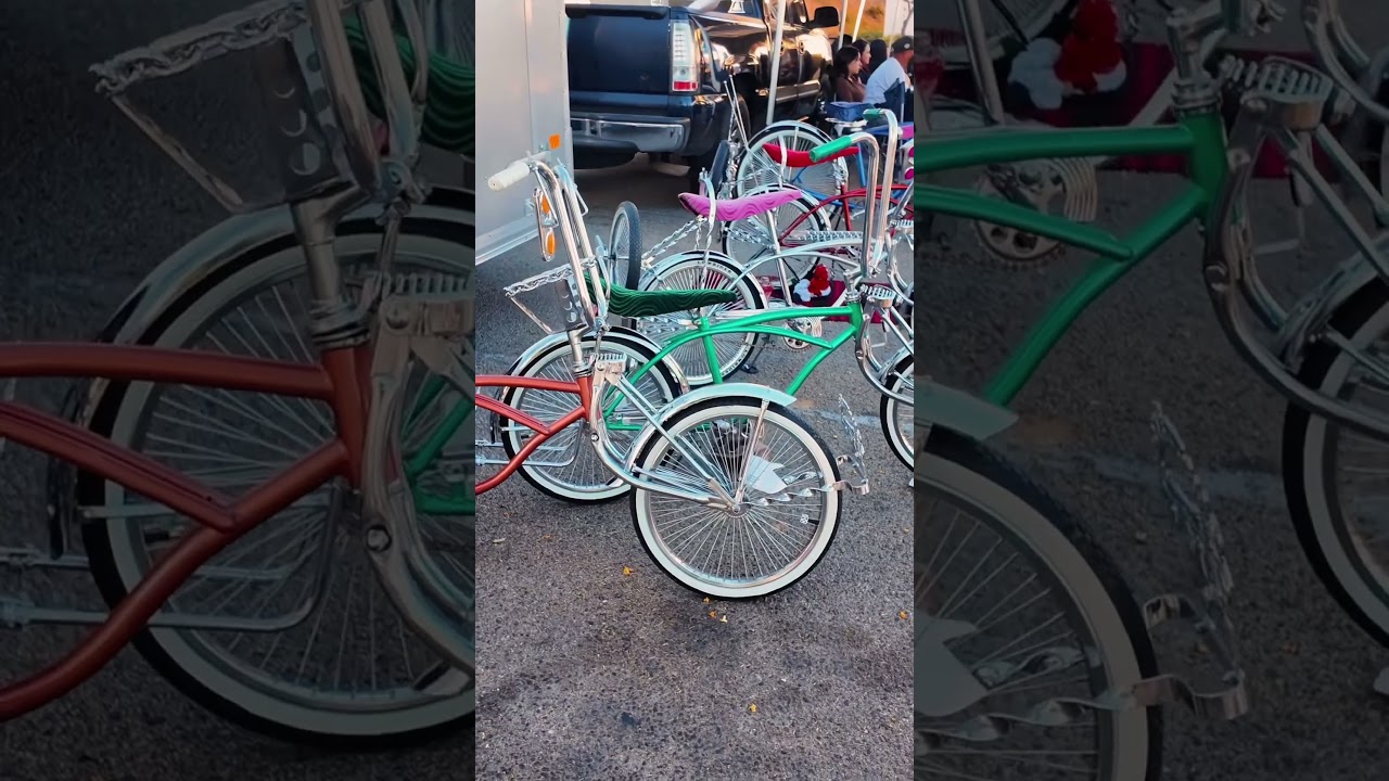 Super clean Lowrider Bikes | Bikeclub Chicano Image at Riverside California #lowriderbike #lowrider