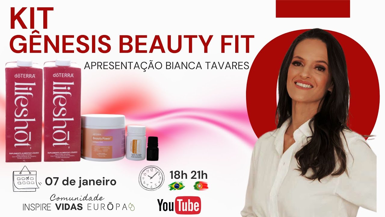 KIT GENESIS BEAUTY FIT doTERRA por Bianca Tavares