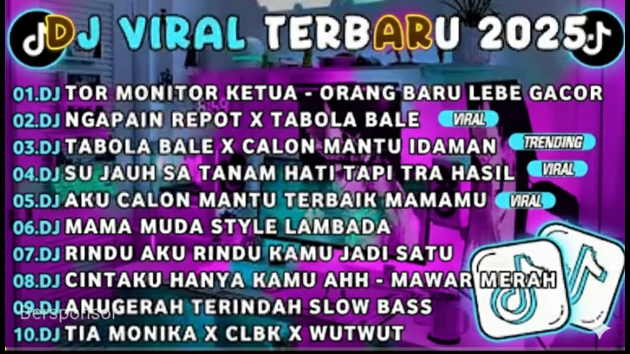 DJ TIKTOK VIRAL TERBARU 2025🎵DJ TOR MONITOR KETUA - ORANG BARU LEBE GACOR🎵DJ NGAPAIN REPOT X TABOLA