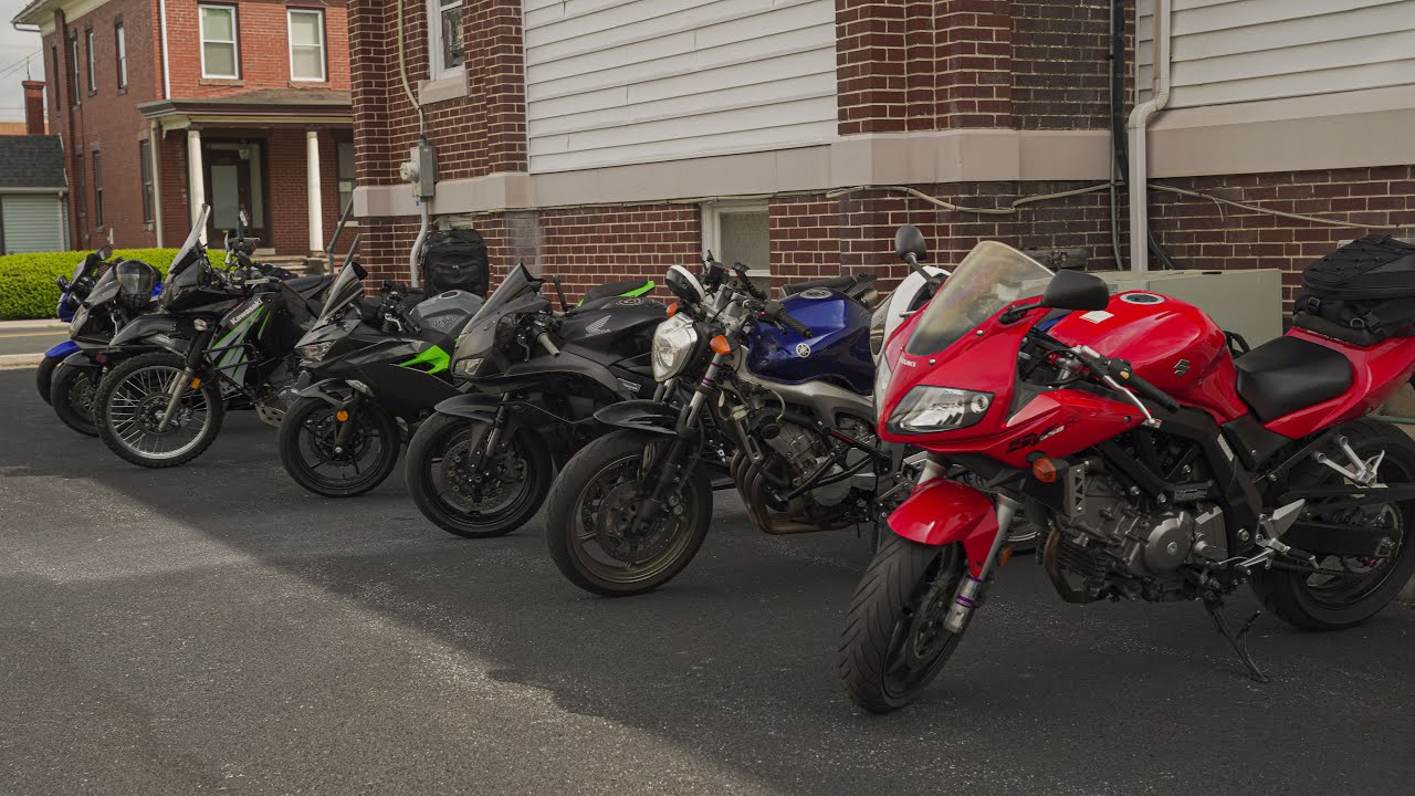 GROUP RIDE into the weekend. feat. ninja400, fz600, sv650