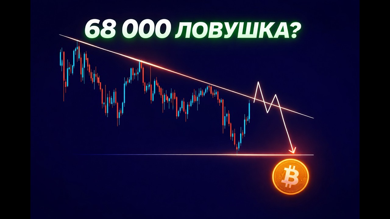 BTC идёт к 68000   после этого будет жесткий откат