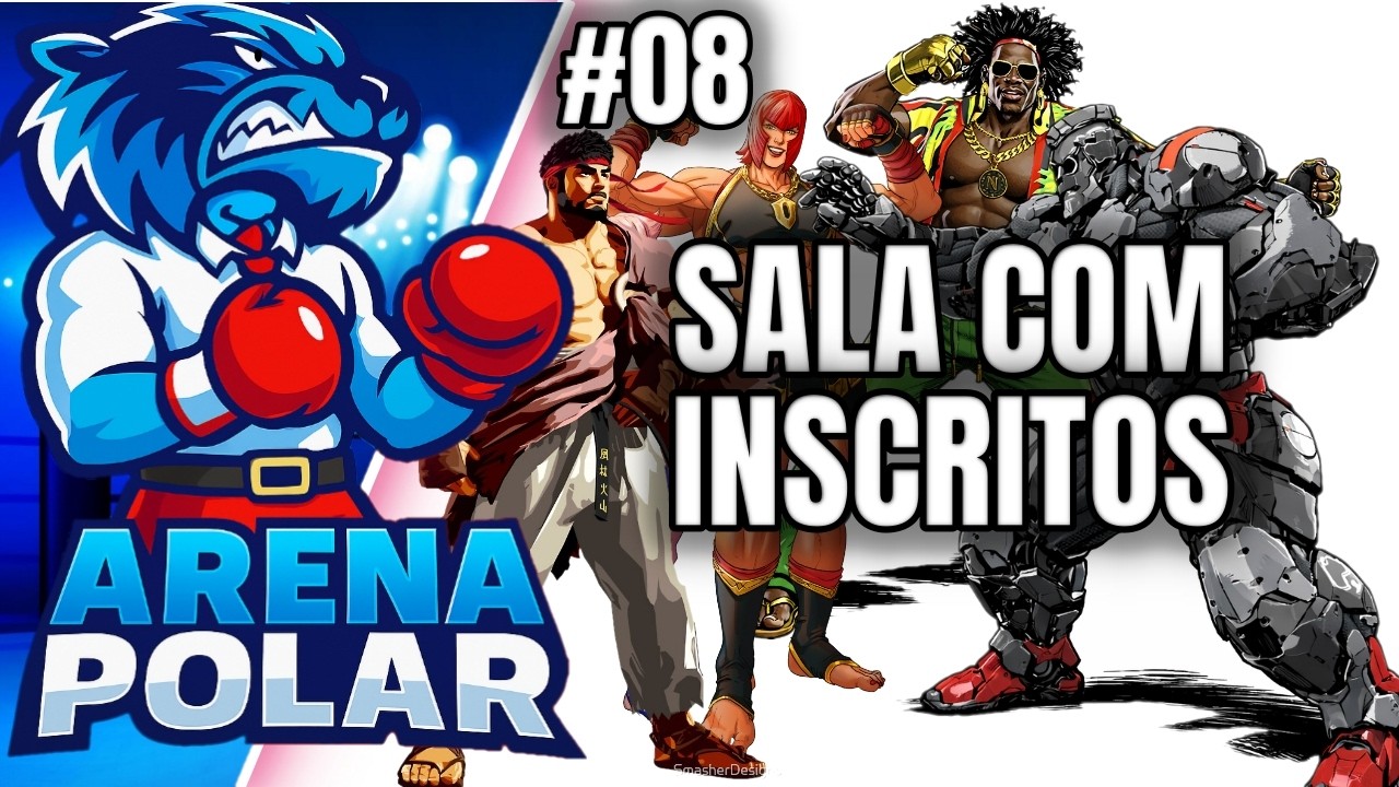 ARENAPOLAR: STREET FIGHTER 6 - Sala com Inscritos #08 #live #PS5 #FGC #sf6 #ranked