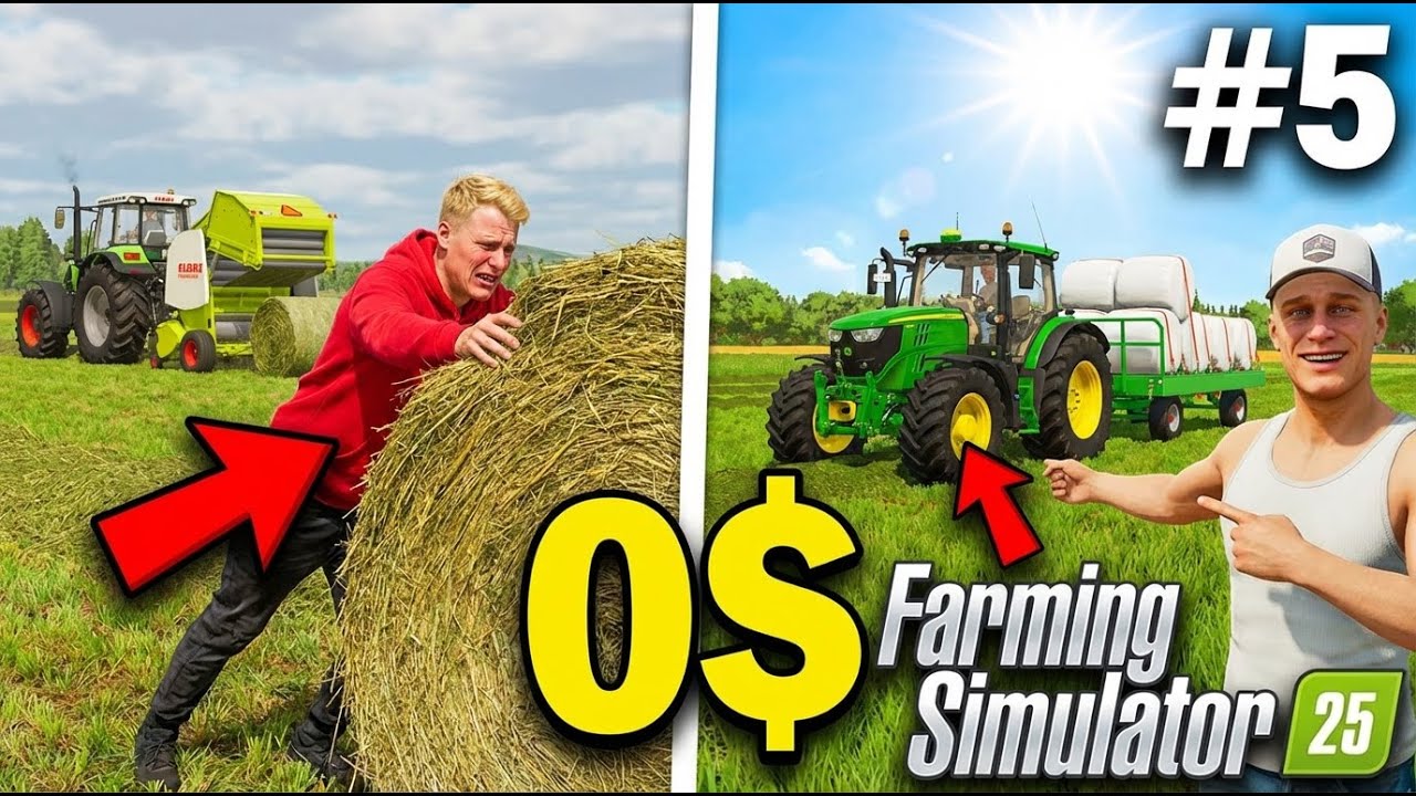 Испытание «Лес» за 0$! 🌲🪓 #5 🚜 Farming Simulator 25