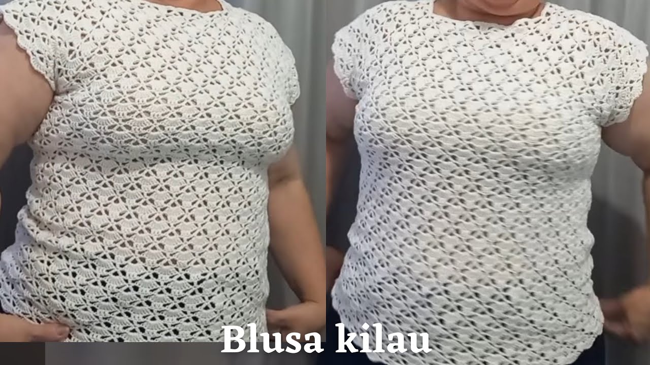 💖Blusa kilau inspiração pinterest p1 #crochet #croche #passoapassodecroche #diy #facil #blusacrochet