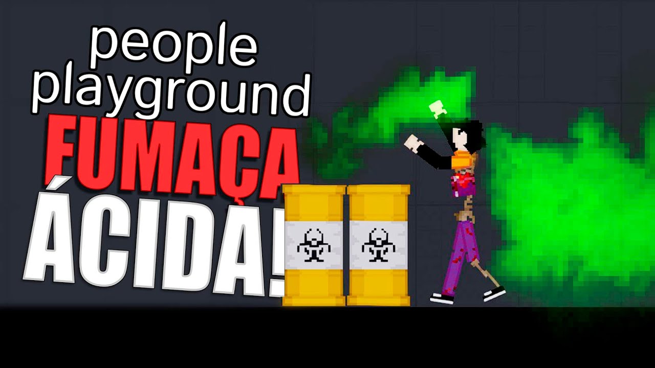 Teste com gás ácido no People Playground (Boneworks 2d)