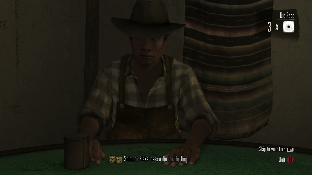 Red Dead Redemption Liar's Dice