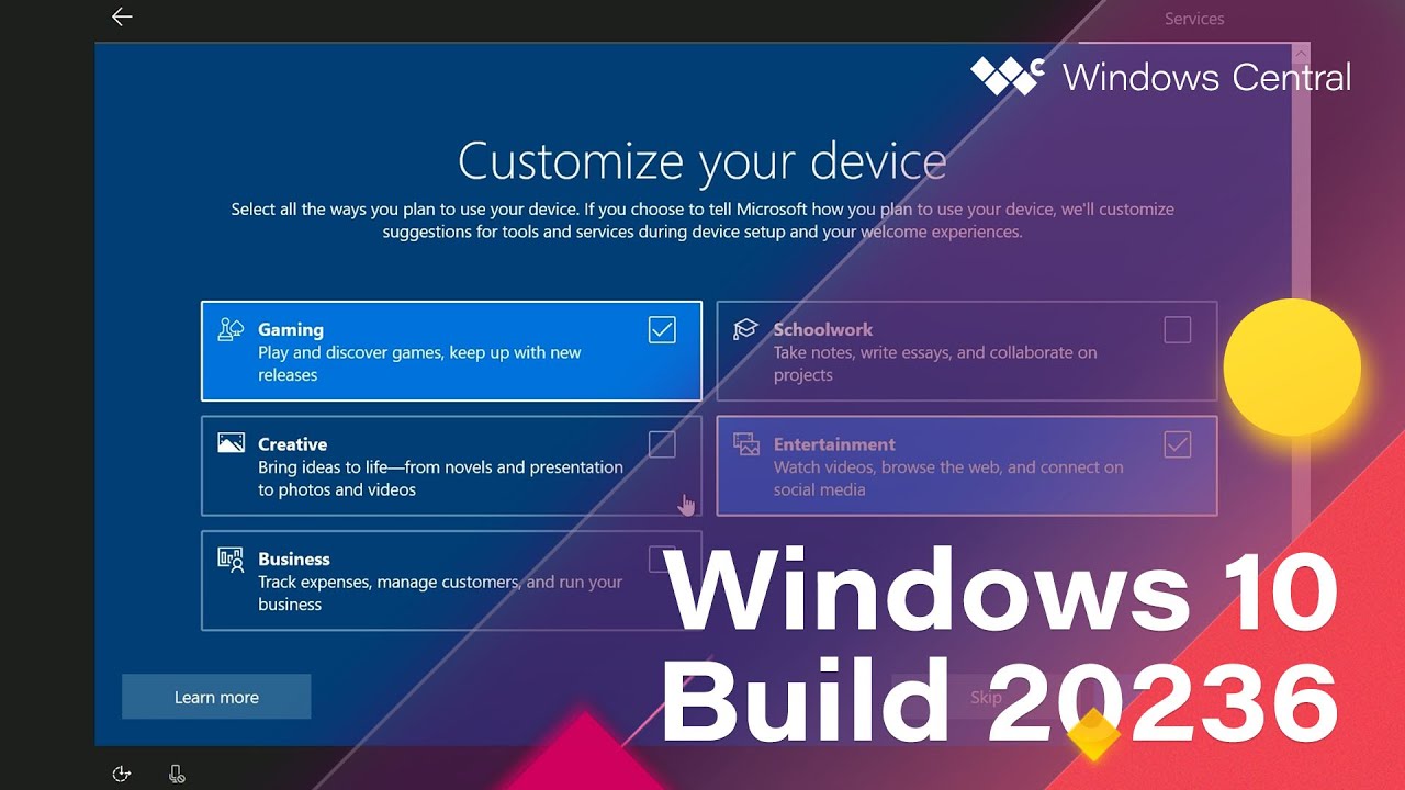 Windows 10 сборка 20236 &mdash; Встречайте: обновление до 10-кратного ускорения процесса первоначальной...