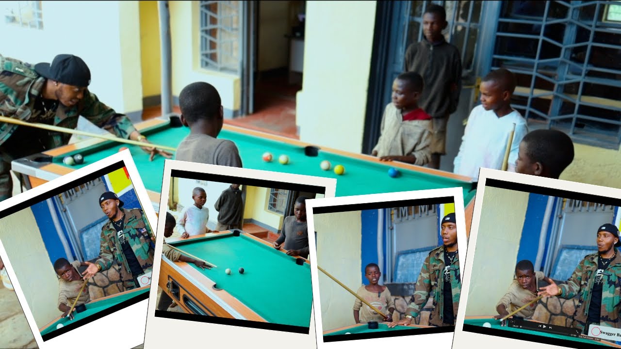 SHOW 🔥 SWAGGER ABANA BOKUMUHANDA BAMUKUBISE AMASHOTI KURI POOL TABLE [BIYALI] KIBA UMUGANI