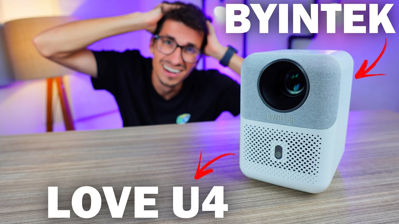 BYINTEK LOVE U4 É ISSO TUDO MESMO? TESTEI o novo PROJETOR DO MOMENTO!