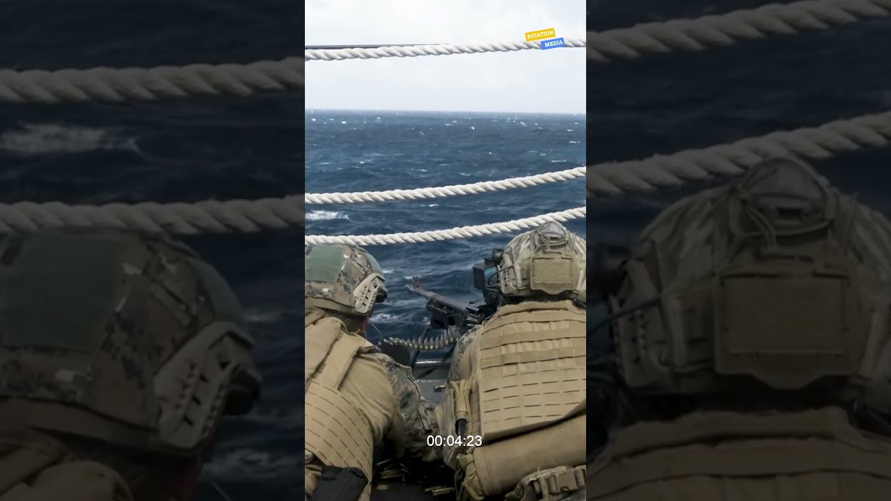 Weapon Shoot Aboard USS Fort Lauderdale