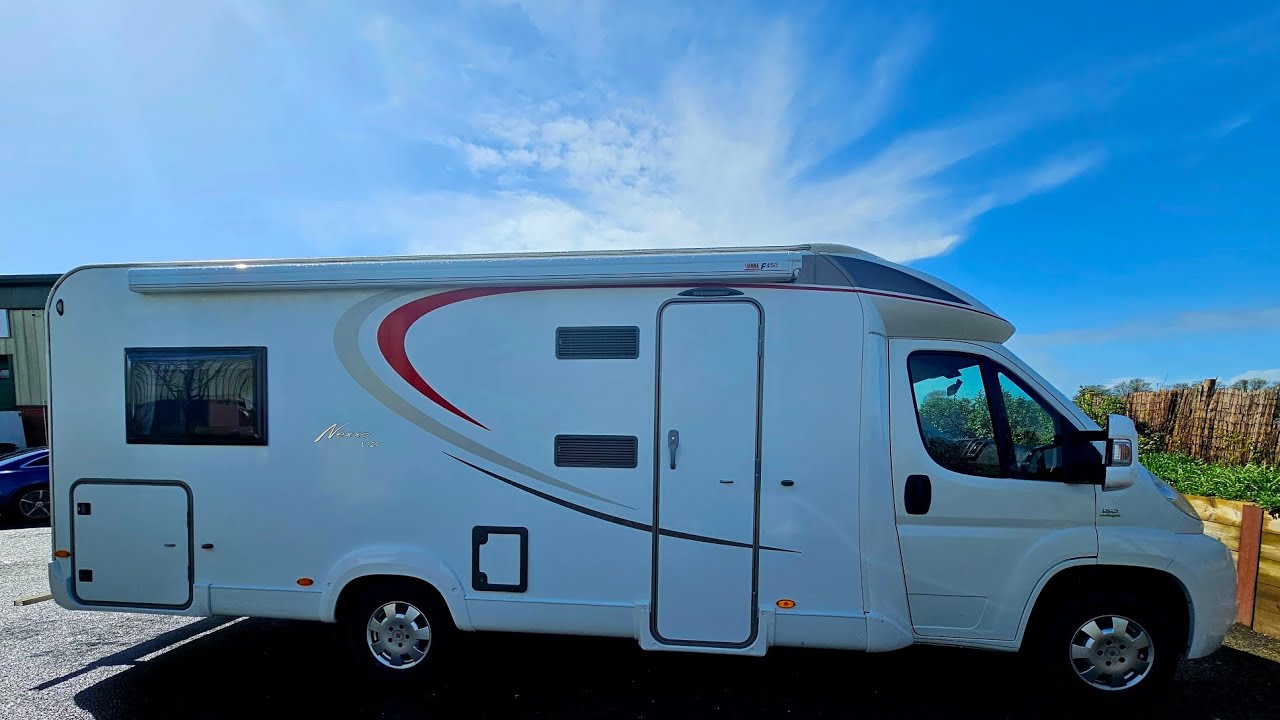 For Sale - 2015 Burstner Nexxo 729T 3 berth 4 belts 27k miles twin single beds