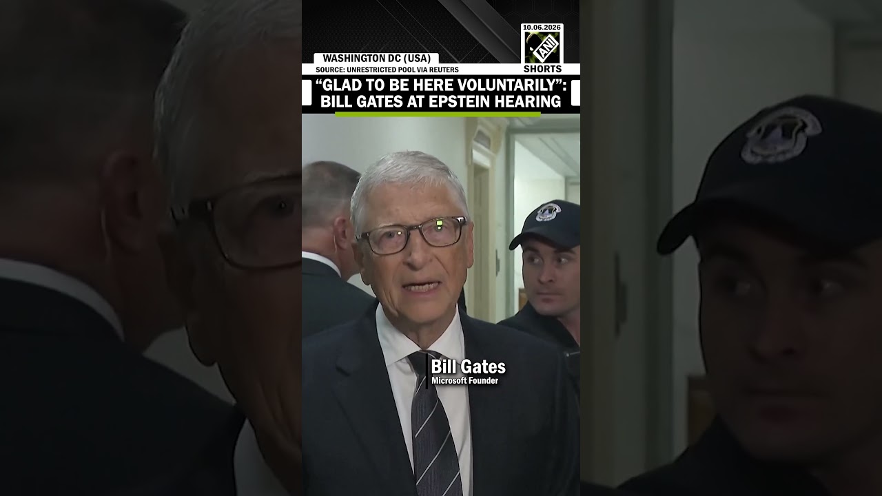 &ldquo;Glad to be here voluntarily&rdquo;, says Bill Gates as he arrives to testify at Epstein hearing