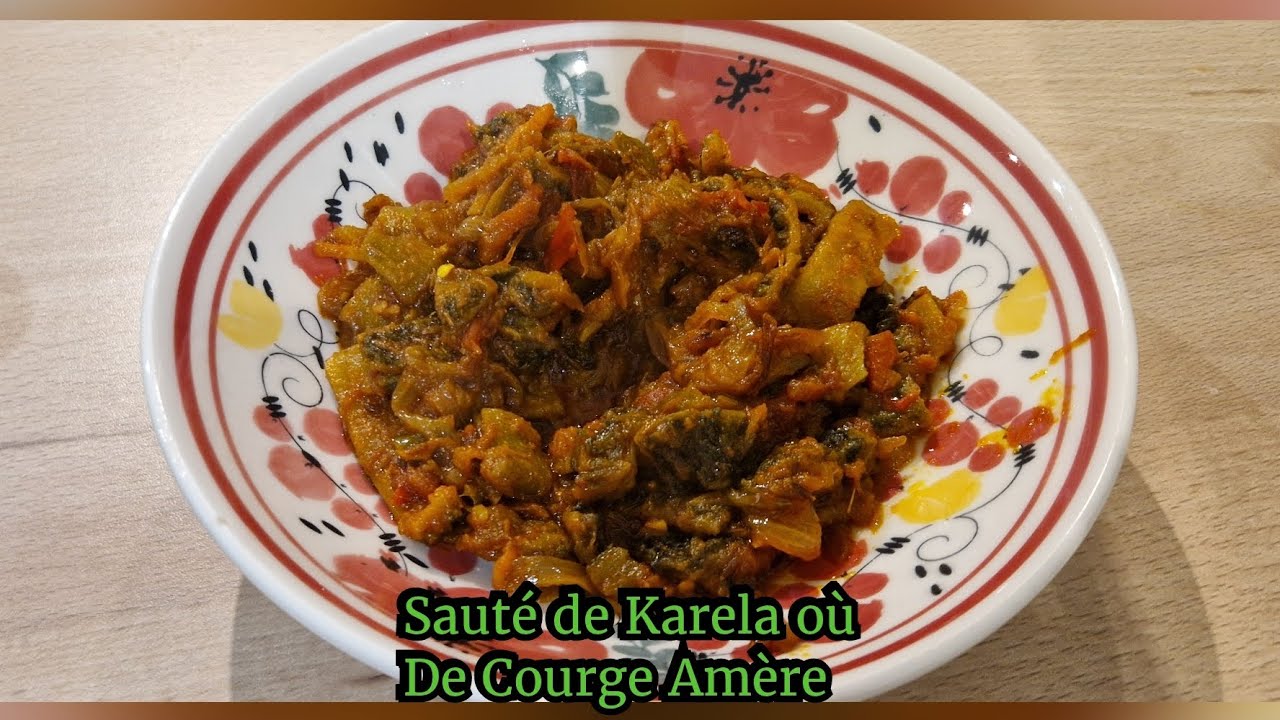 Saut&eacute; de Karela O&ugrave; De Courge Am&egrave;re | #recette #recettefacile #recetterapide #karela