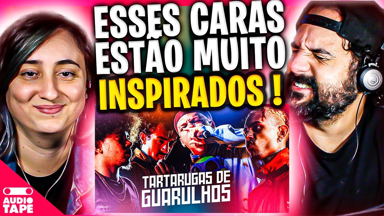 as TARTARUGAS NINJAS dominaram SP! Reagindo ao Centro das batalhas - AUDIO TAPE REACT