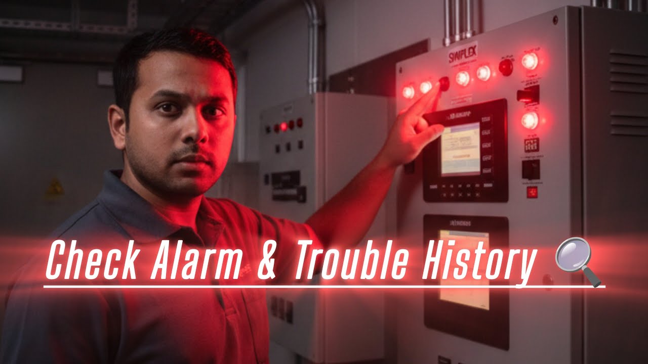 How to Check Fire Alarm/Trouble history in Simplex 4100es Fire Panel - Programming - Fire Alarm