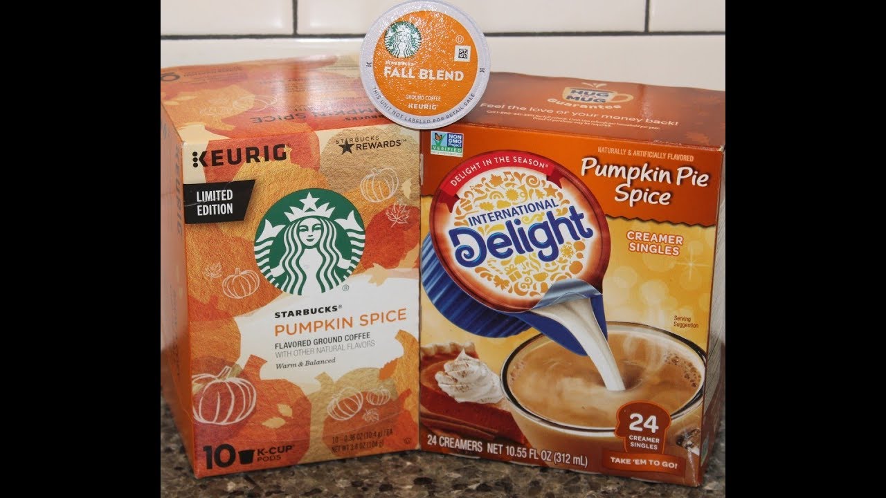 Starbucks: Pumpkin Spice Coffee & Fall Blend Coffee & International Delight Pumpkin Pie Spice