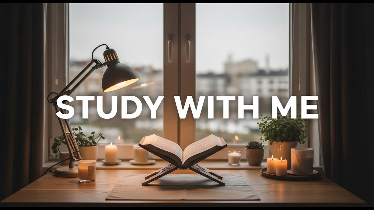 1-Hour Study With Me | Calm Piano & Soft Pads | Deep Focus Music