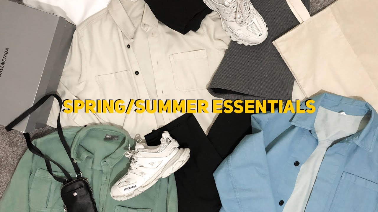 Top 5 SPRING/SUMMER FASHION ESSENTIALS for 2020 | Men's Fashion