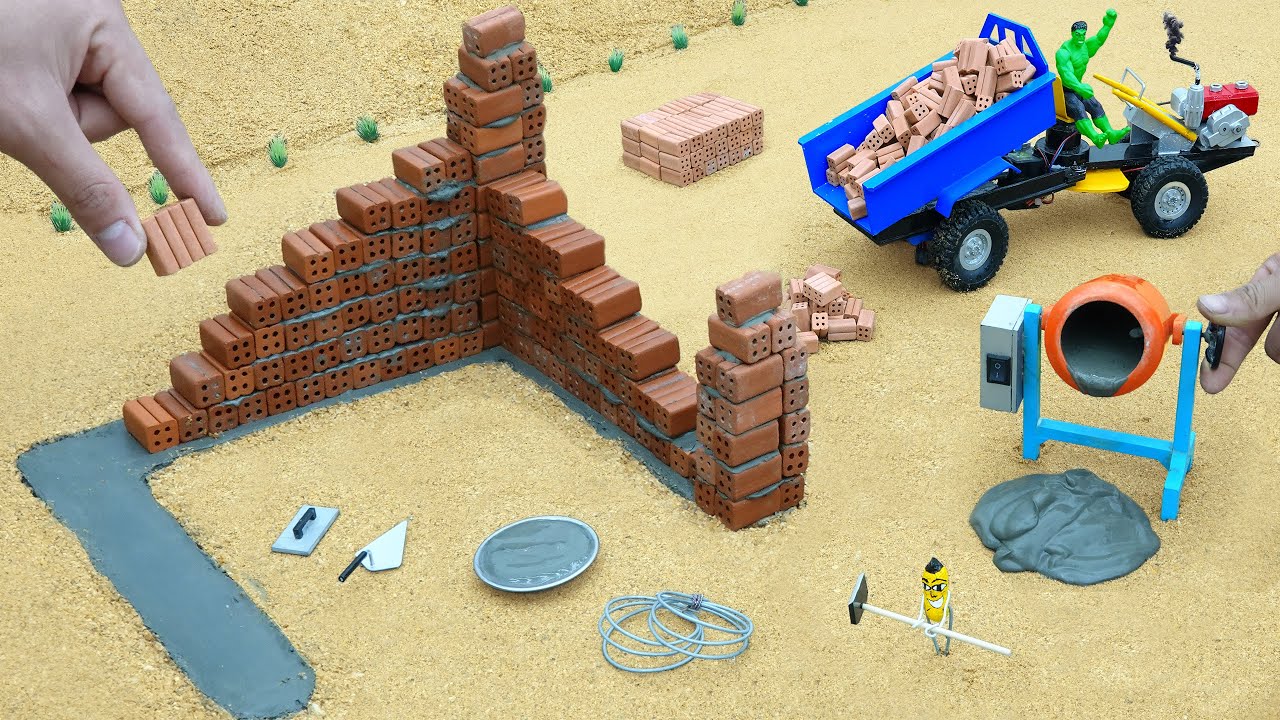 DIY Science Projects How to Make a Brick Small Animal Cage @DIYMachinery | @MiniCreative1