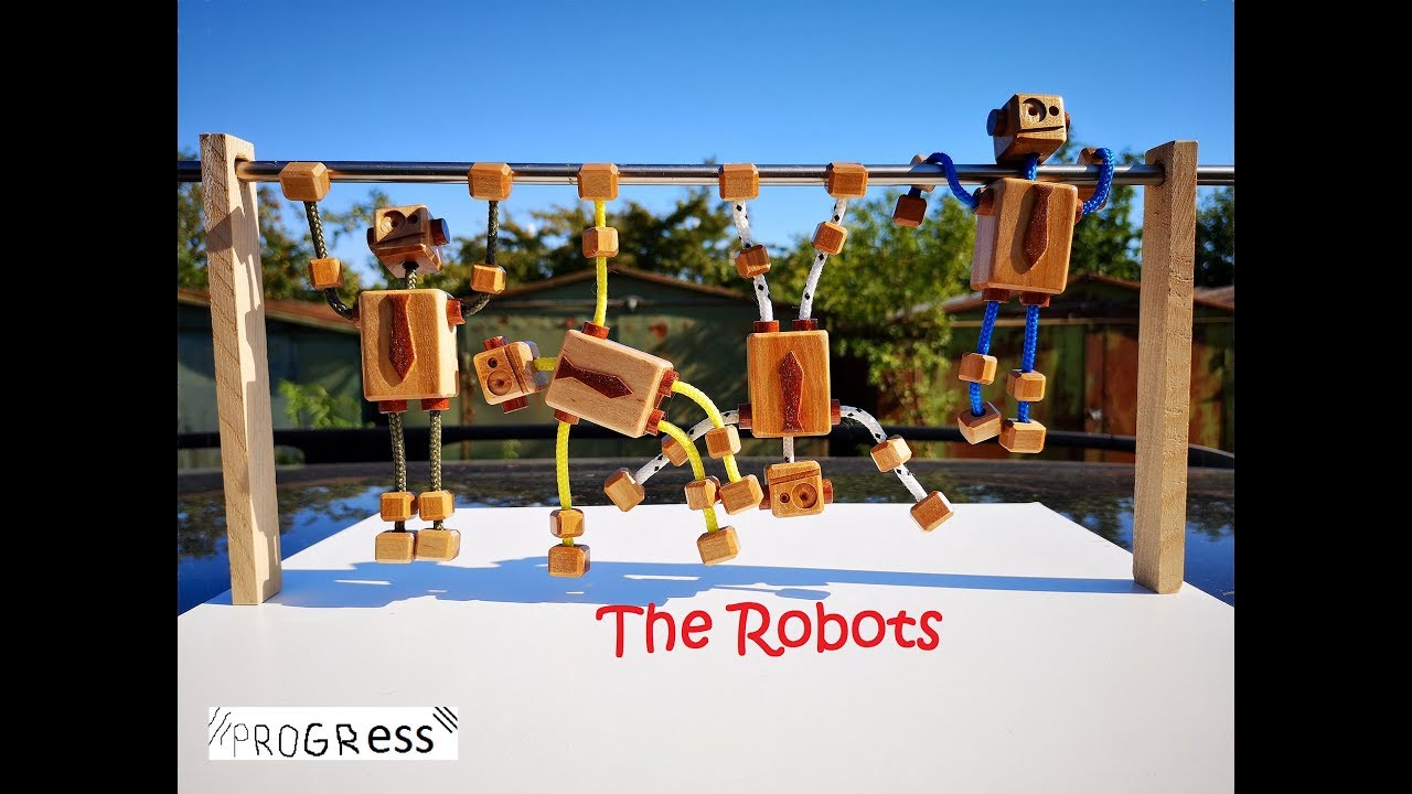 Wooden Toy Robot