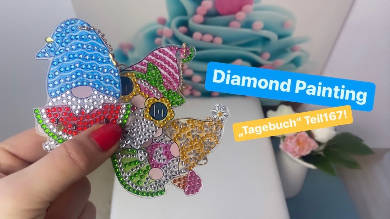 Diamond Painting „Tagebuch“ Teil167!🙃💚 Update Otter & Kunstwerk aus Reststeinen basteln! 🤩