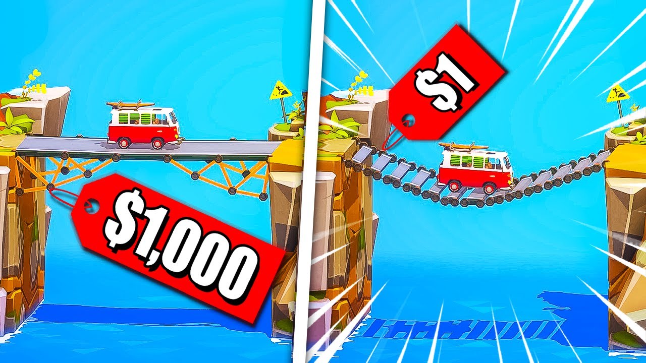 How am I meant to compete with this in Poly Bridge 3?!