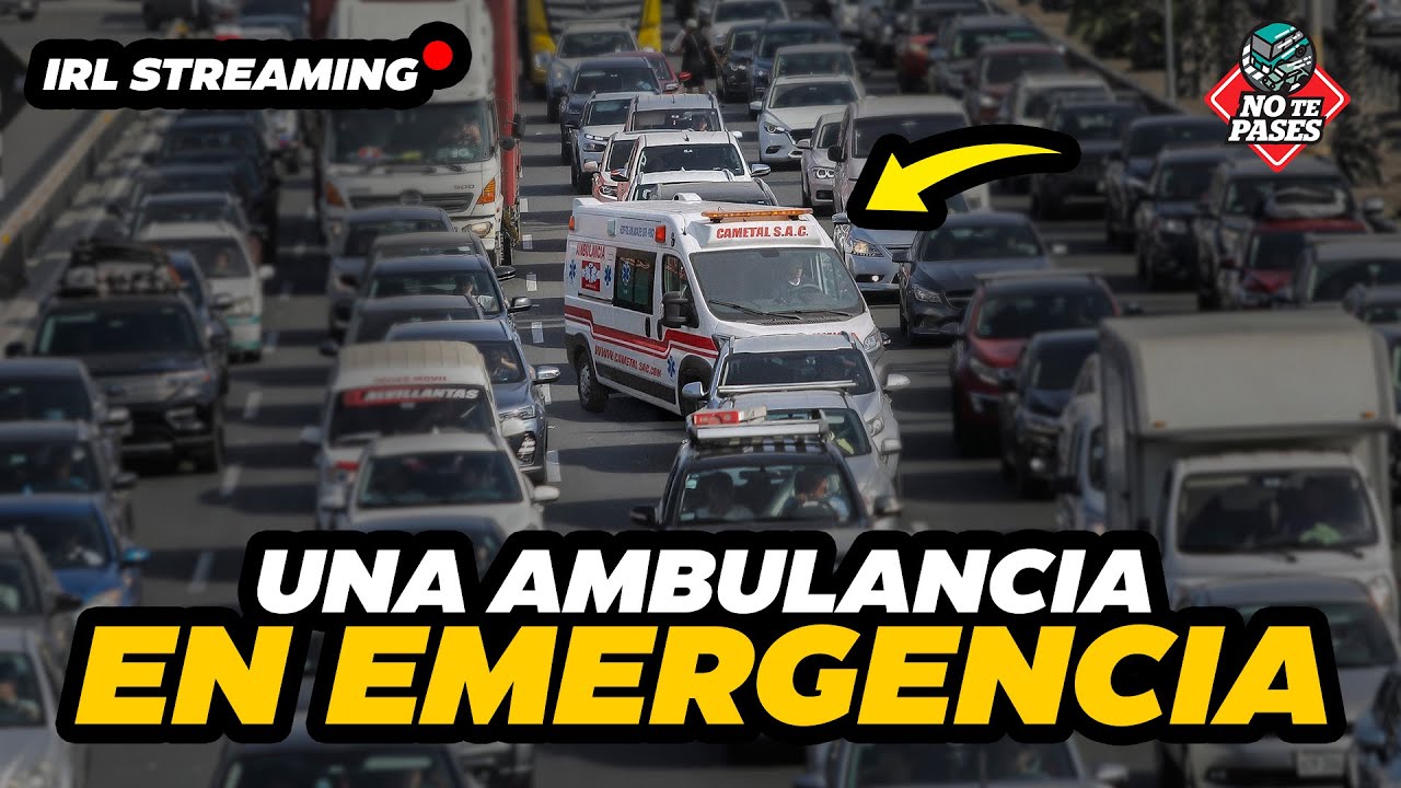 🔴 IRL #NoTePases: abordo de una ambulancia en emergencia | El Comercio