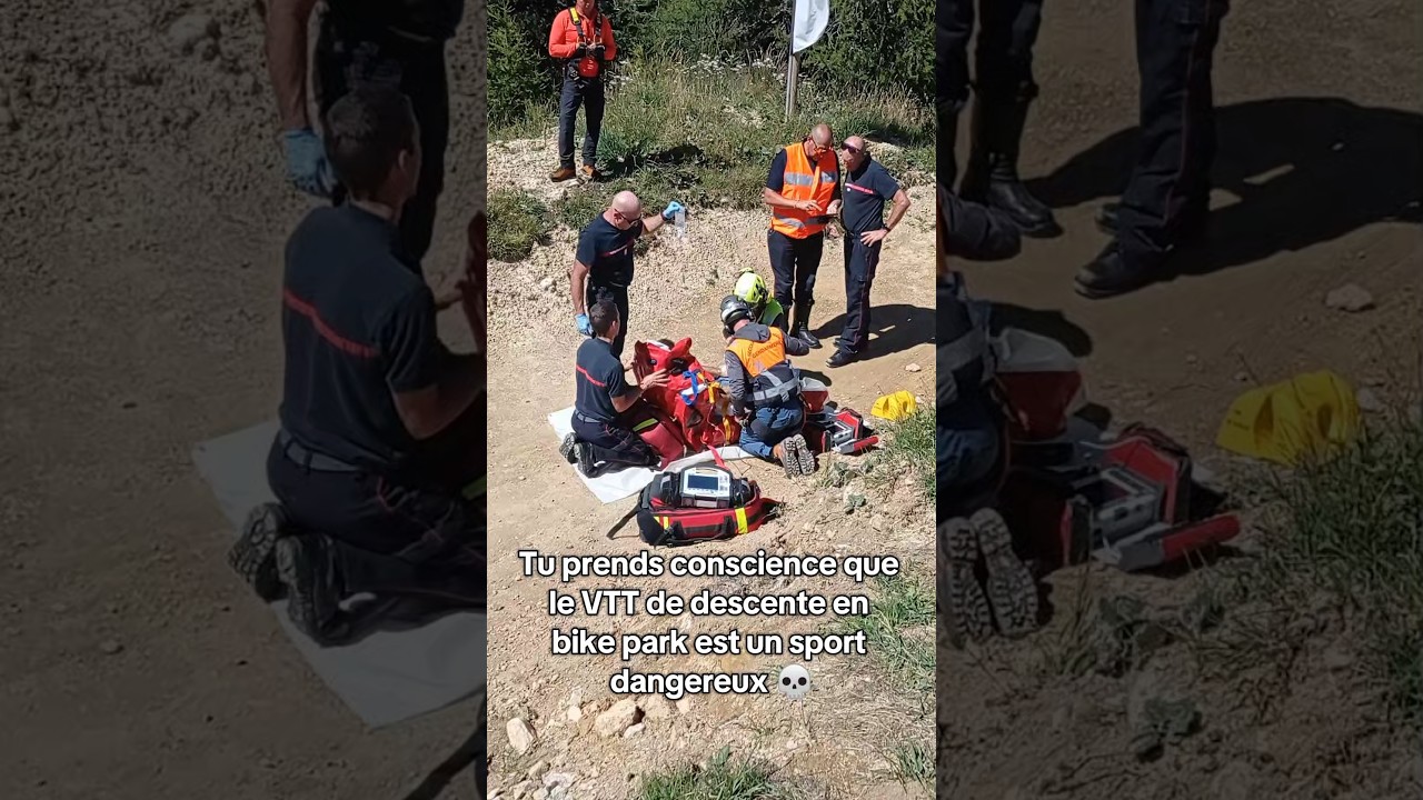 Les chutes font parties des sports extr&ecirc;mes, mais on ne s'y attend jamais #crash #fail #bike #mtb