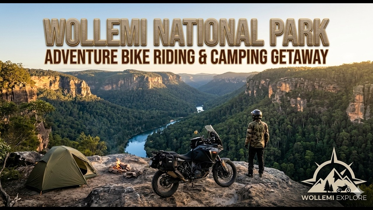 Wollemi National Park Adventure Bike Riding Camping Getaway in 4k ASMR