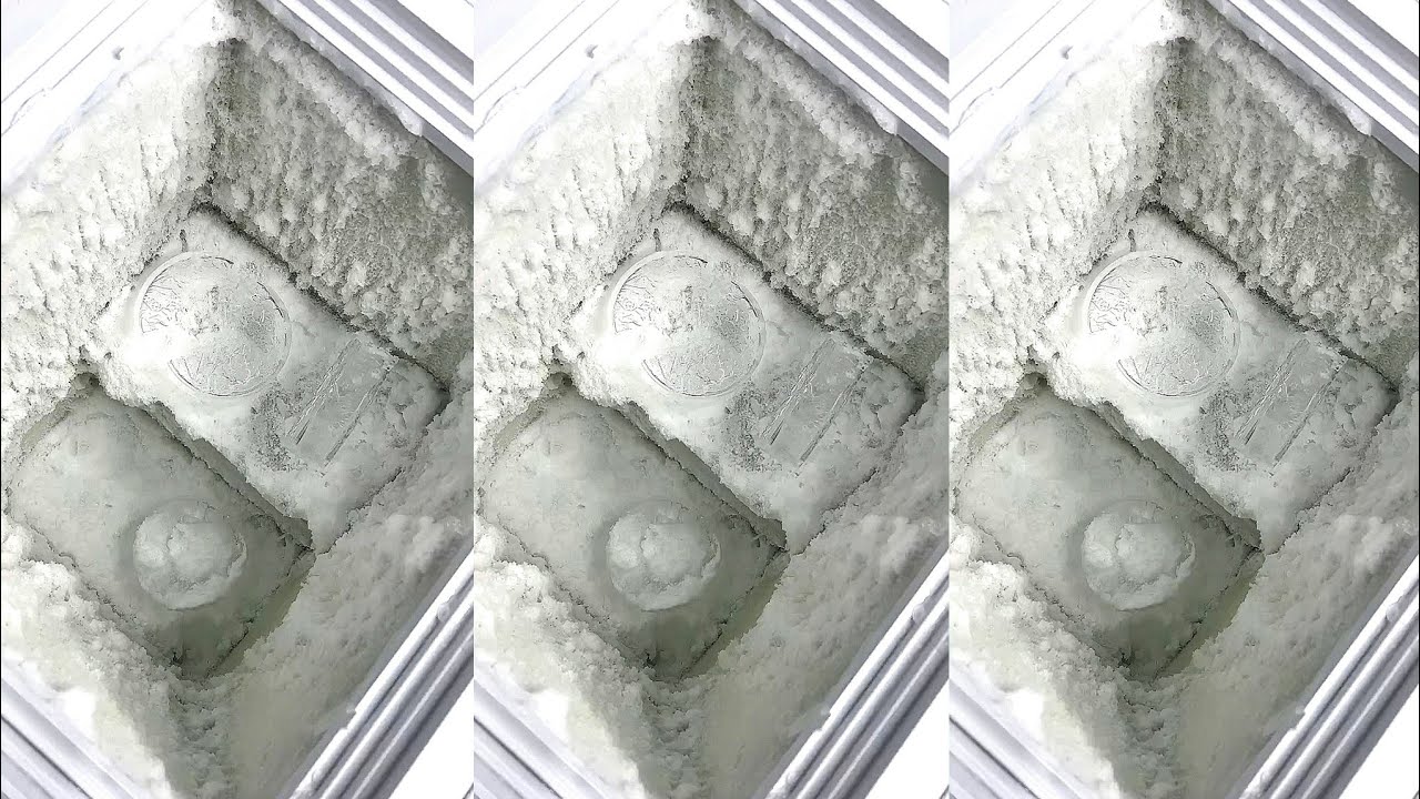 ASMR FREEZER FROST SCRAPING