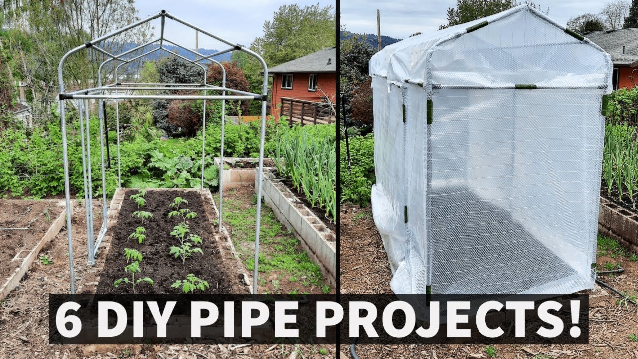 EMT Conduit Greenhouse & More Build Ideas!