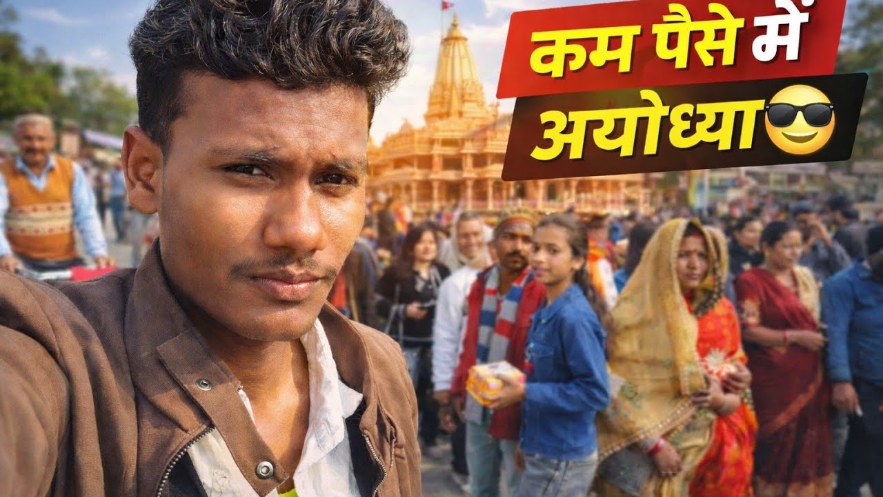 😎Kam paise me Ayodhya kaise ghume 🤣|| How to treval araund ayodhya on low budget 